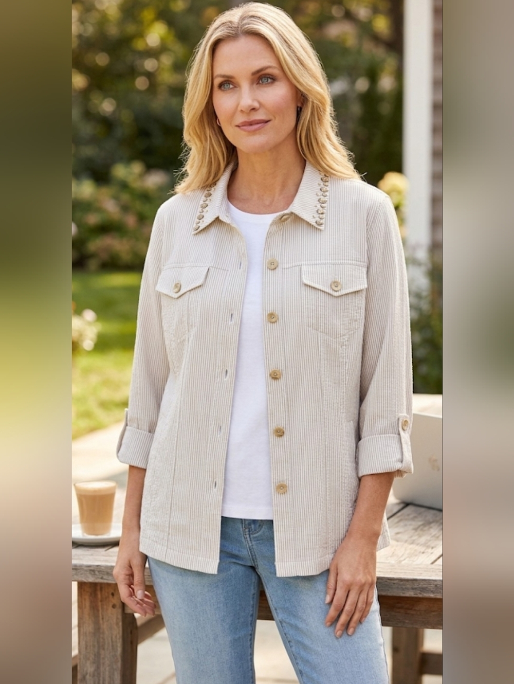 Ruby Rd Women Shirt/Jacket Sz 20W